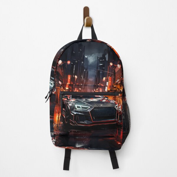 Item preview, Sports Car Displayed Amid Urban Reflections And Lights designed and sold by RevUpDesign.