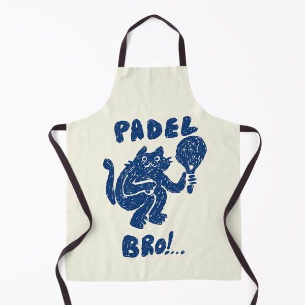 Item preview, Padel Bro! Funny Cat Padel Player designed and sold by Childish by Design.