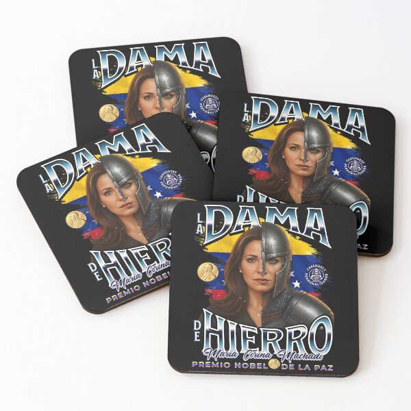 Item preview, The Iron Lady – María Corina M. MCM | Nobel Peace Prize Winner, Free Venezuela, Venezuelan patriotic design with the flag designed and sold by Cadenas22.