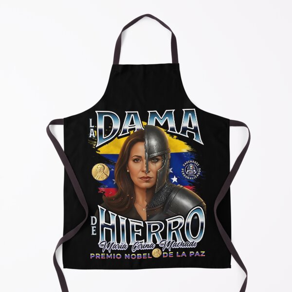 Item preview, The Iron Lady – María Corina M. MCM | Nobel Peace Prize Winner, Free Venezuela, Venezuelan patriotic design with the flag designed and sold by Cadenas22.