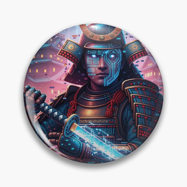 Item preview, Cyber Samurai: Neon Future of Japanese Art designed and sold by JapanNeoArt.