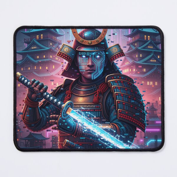 Item preview, Cyber Samurai: Neon Future of Japanese Art designed and sold by JapanNeoArt.