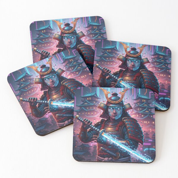 Item preview, Cyber Samurai: Neon Future of Japanese Art designed and sold by JapanNeoArt.
