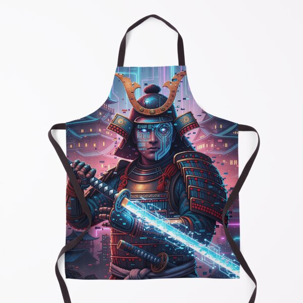 Item preview, Cyber Samurai: Neon Future of Japanese Art designed and sold by JapanNeoArt.