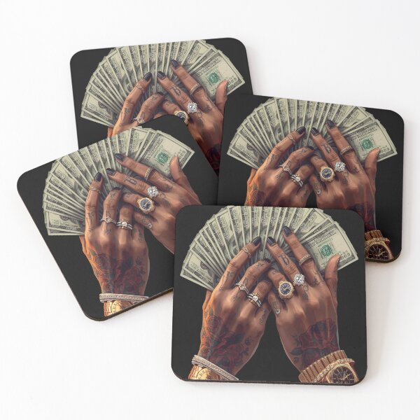 Item preview, Tattooed Hands Flaunting Luxury and Wealth designed and sold by Abhikalelly.