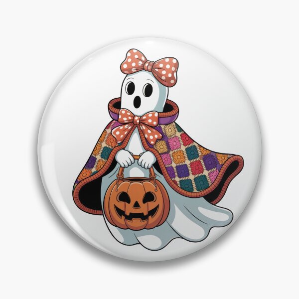 Artikelvorschau, Häkelgeist mit Kürbis - Halloween entworfen und verkauft von smilesupplyco..