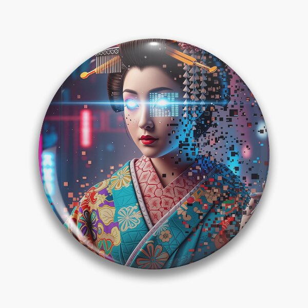 Item preview, Data Geisha: Pixel Decay of Japanese Beauty designed and sold by JapanNeoArt.