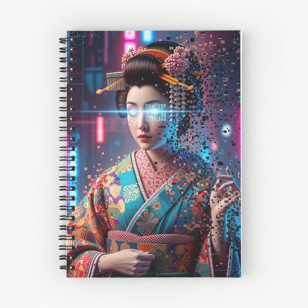 Item preview, Data Geisha: Pixel Decay of Japanese Beauty designed and sold by JapanNeoArt.
