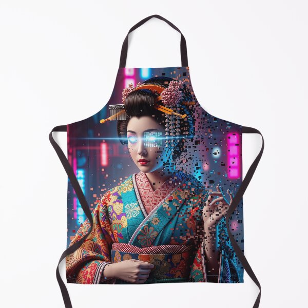 Item preview, Data Geisha: Pixel Decay of Japanese Beauty designed and sold by JapanNeoArt.