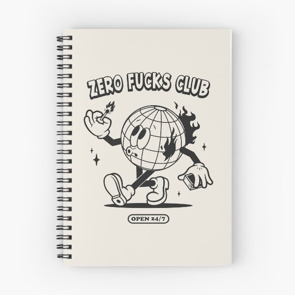 Item preview, Zero Fucks Club – Funny Sarcastic Quote Design designed and sold by 3amclub.