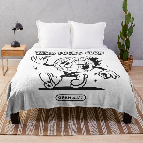 Item preview, Zero Fucks Club – Funny Sarcastic Quote Design designed and sold by 3amclub.