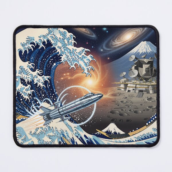 Item preview, Neo Wave: Rocket Surfing the Cosmic Ocean designed and sold by JapanNeoArt.