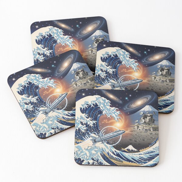 Item preview, Neo Wave: Rocket Surfing the Cosmic Ocean designed and sold by JapanNeoArt.