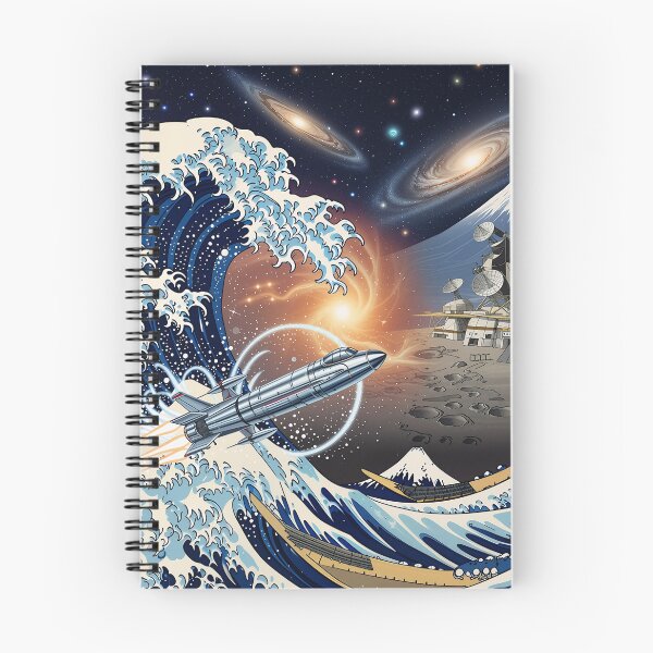 Item preview, Neo Wave: Rocket Surfing the Cosmic Ocean designed and sold by JapanNeoArt.