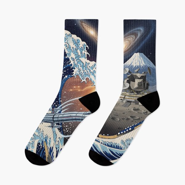 Item preview, Neo Wave: Rocket Surfing the Cosmic Ocean designed and sold by JapanNeoArt.