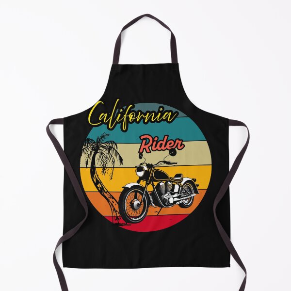 Item preview, California rider, vintage Motorcycle art designed and sold by Digidelico.