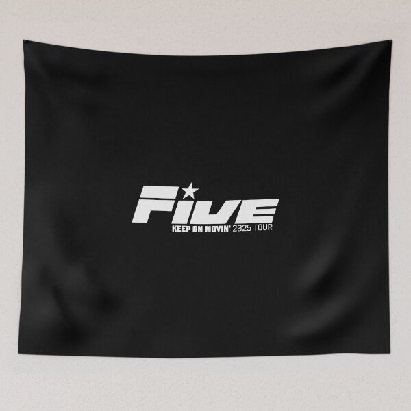 Item preview, Keep on Movin 2025 Tour Tshirt, Five Boy Concert T shirt, Everybody Get up Five Boy Keep on Movin Concert v1 designed and sold by JaquelinDach.