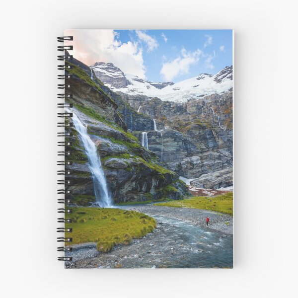 Item preview, Majestic Mountain Waterfall Scene designed and sold by Hashmiinyoga.