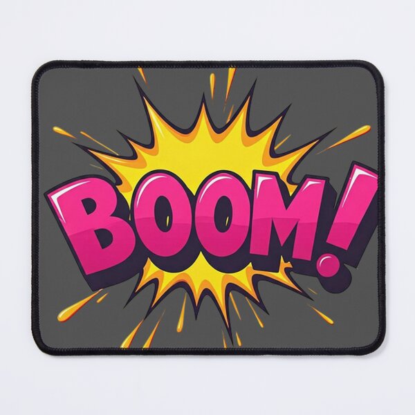 Item preview, BOOM! Comic Book Explosion Pop Art Vector | Dynamic Onomatopoeia Sound Effect Design designed and sold by PixelVibe782.