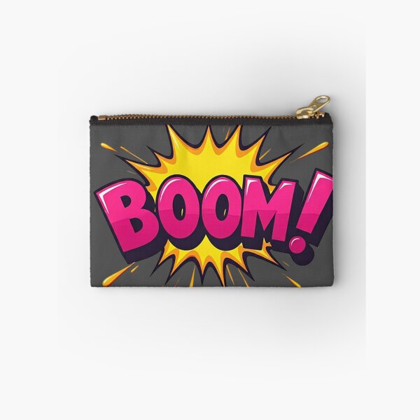 Item preview, BOOM! Comic Book Explosion Pop Art Vector | Dynamic Onomatopoeia Sound Effect Design designed and sold by PixelVibe782.