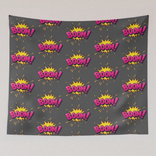 Item preview, BOOM! Comic Book Explosion Pop Art Vector | Dynamic Onomatopoeia Sound Effect Design designed and sold by PixelVibe782.