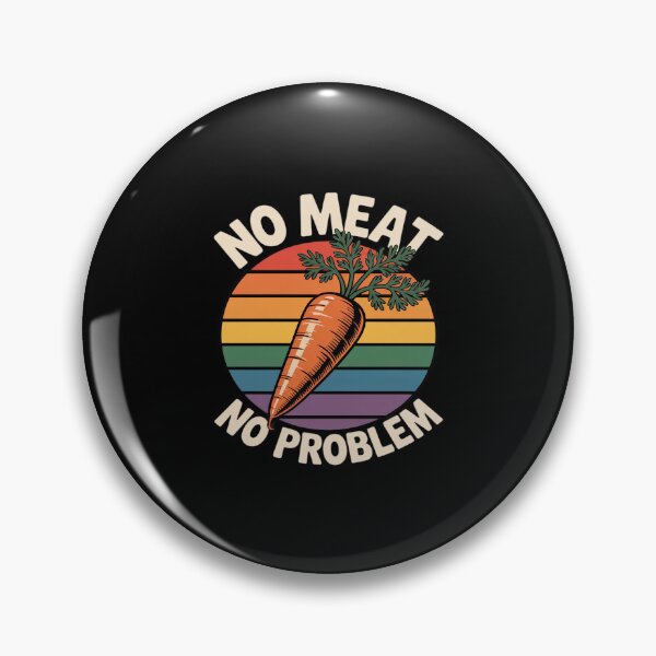 Item preview, No meat no problem Veganism Vegetarian Veggie designed and sold by LeeEvans222.