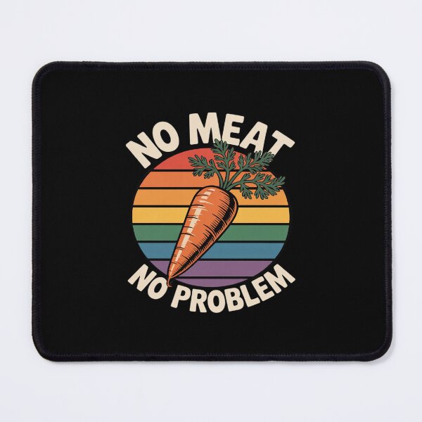 Item preview, No meat no problem Veganism Vegetarian Veggie designed and sold by LeeEvans222.