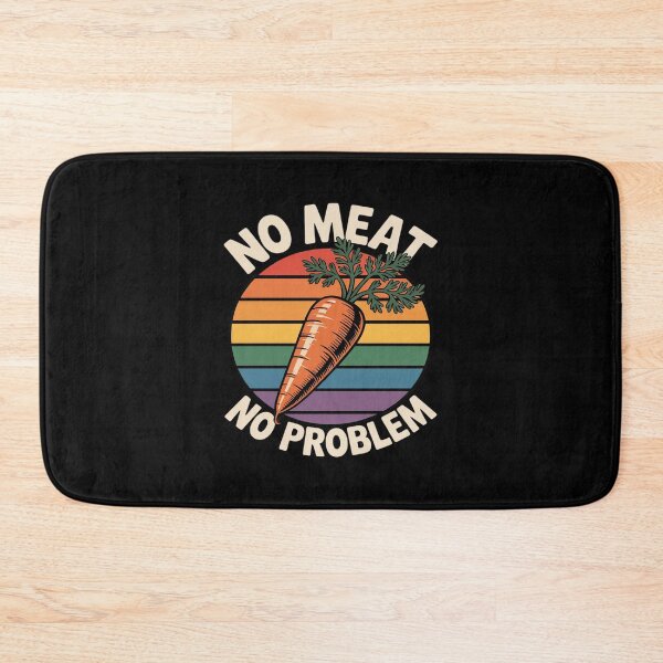 Item preview, No meat no problem Veganism Vegetarian Veggie designed and sold by LeeEvans222.