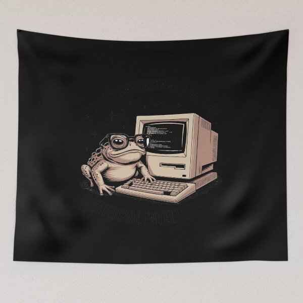 Item preview, Nobody Understands Me Like Artificial Intelligence Frog designed and sold by JonBarnes22.