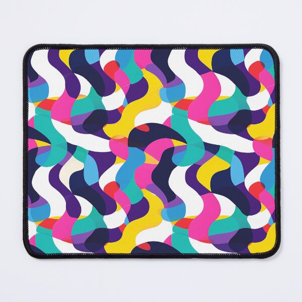 Item preview, Dopamine Wave — Colorful Abstract Seamless Pattern designed and sold by Silmoyo.