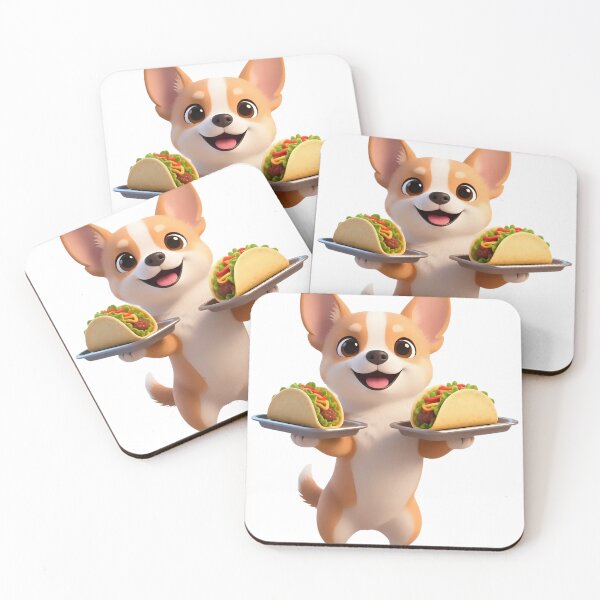 Item preview, Chihuahua tacos designed and sold by Sweet Peelings.