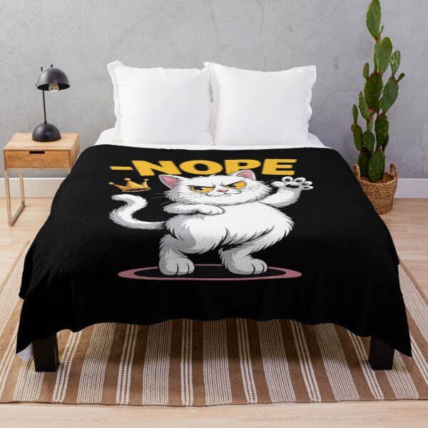 Item preview, NOPE No Kings in America Black Cat Pro Democracy designed and sold by JulienAureo.