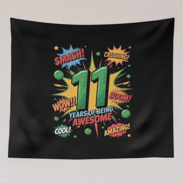 Item preview, 11th Birthday Comic Style Awesome Since 2012 11 Year Old Boy 1  designed and sold by MathisBellanger.