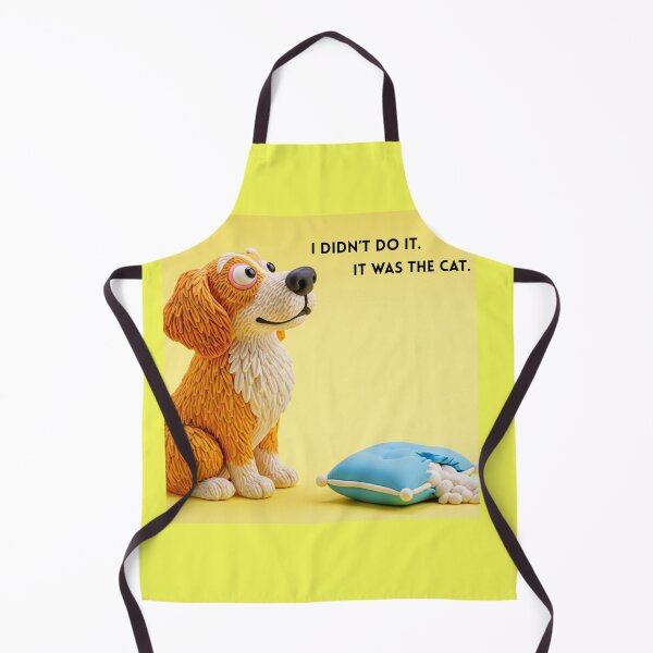 Item preview, I Didn't Do It Claymation Golden Retriever designed and sold by April-Friends.