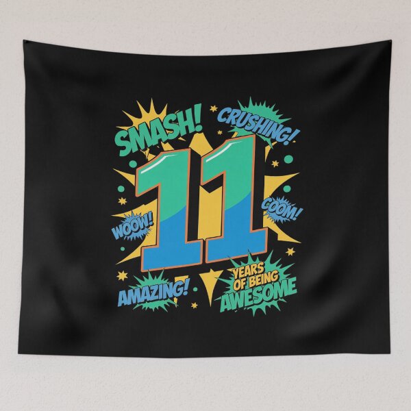 Item preview, 11th Birthday Comic Style Awesome Since 2012 11 Year Old Boy  designed and sold by MathisBellanger.