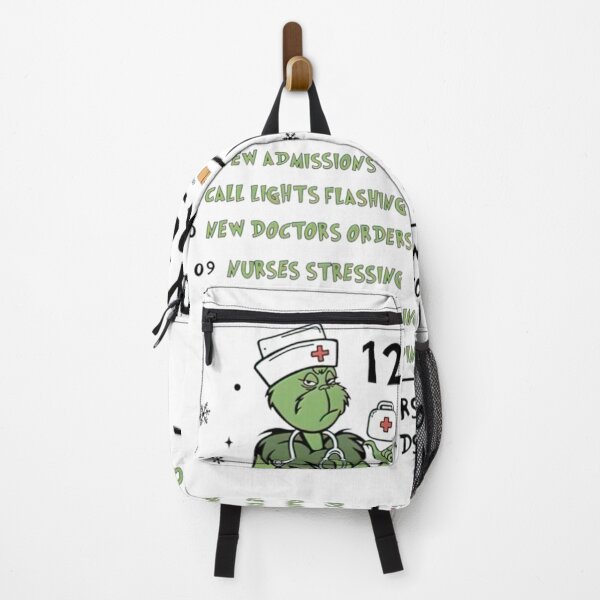 Item preview, 12 Days of Nursing | Funny Grinch Nurse Christmas Parody Design designed and sold by solonwmith6.