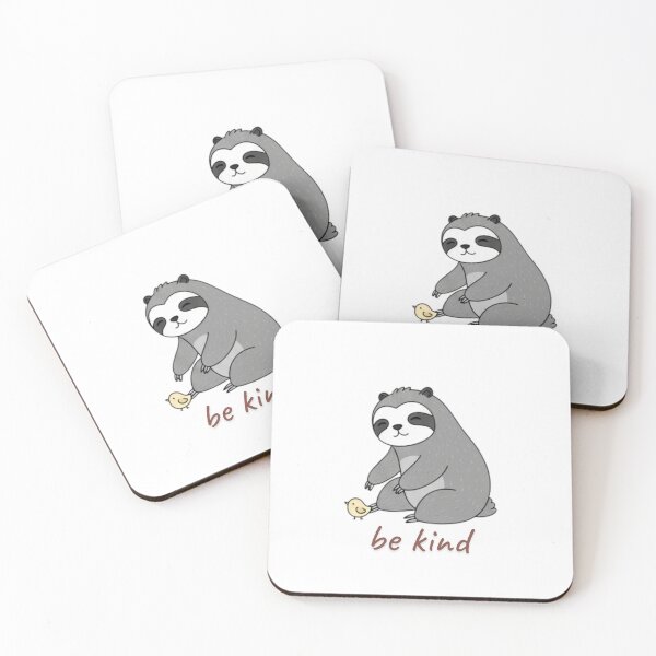 Item preview, Be Kind Sloth & Bird designed and sold by bindusingla.