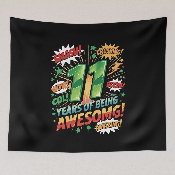 Item preview, 11th Birthday Kids Comic Style Kids Boys 11 Year Old  designed and sold by MathisBellanger.
