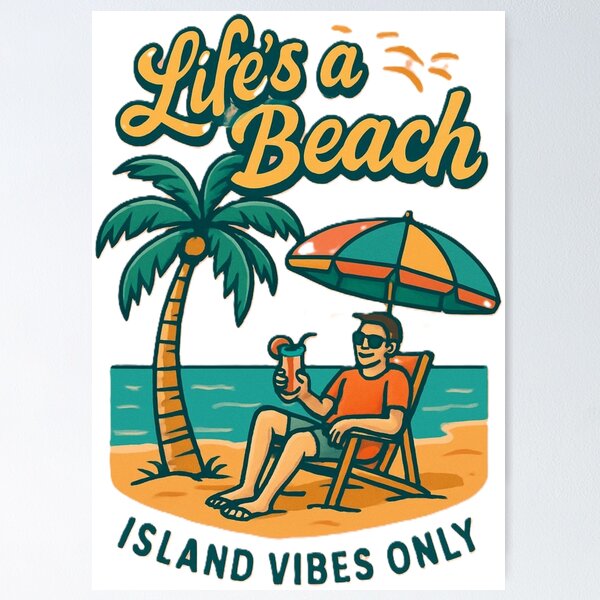 Item preview, Barbados Island life - Beach life designed and sold by GUNAPRIYAA.