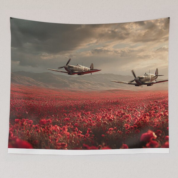 Item preview, Blooms Beneath the Brave designed and sold by Skyframe Aviation.