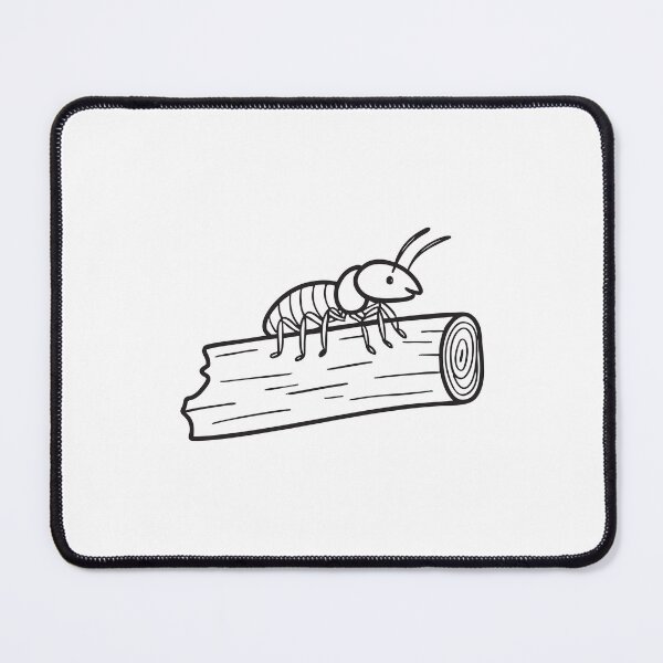Item preview, A termite crawling on a broken wooden plank designed and sold by rasagamastore.