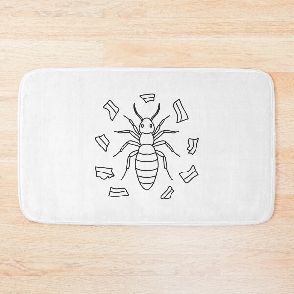 Item preview, A termite surrounded by chewed paper scraps designed and sold by rasagamastore.