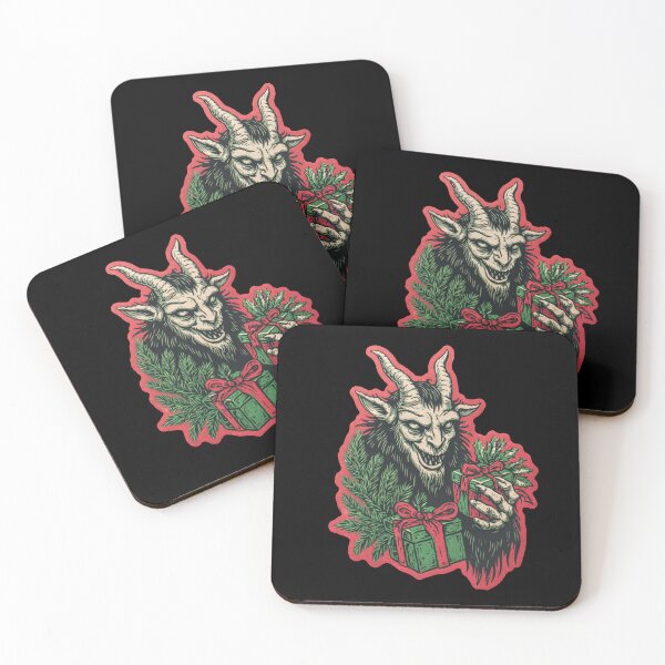 Item preview, Vintage Krampus With Gifts – Creepy Funny Xmas Design designed and sold by SleekLineSketches.