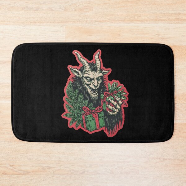Item preview, Vintage Krampus With Gifts – Creepy Funny Xmas Design designed and sold by SleekLineSketches.