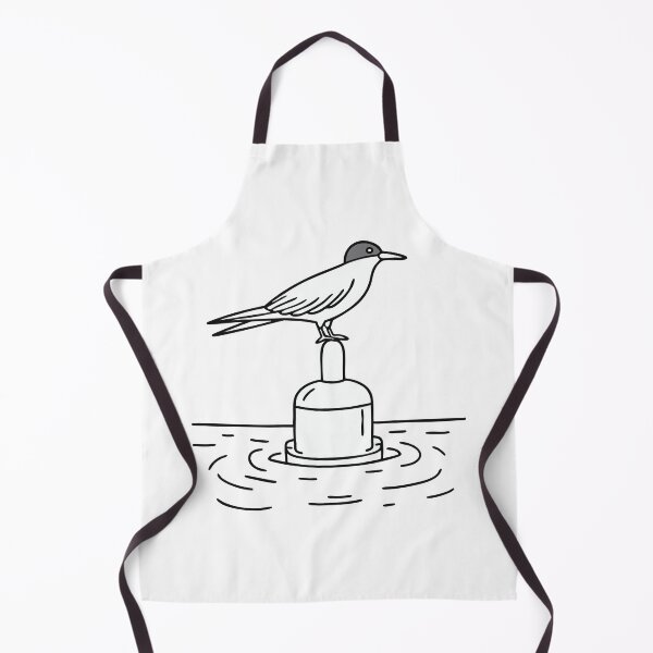 Item preview, A tern perched on a buoy floating in the sea designed and sold by rasagamastore.