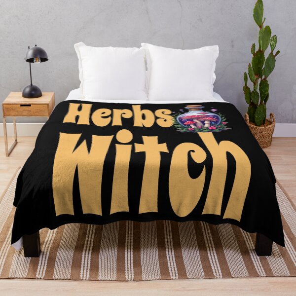 Item preview, wild herbs witch design designed and sold by Azrou shop.