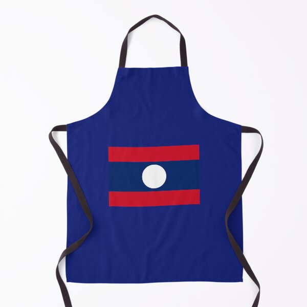 Item preview, Laos Flag – Moonlit River Minimal Art designed and sold by Dany05117671.