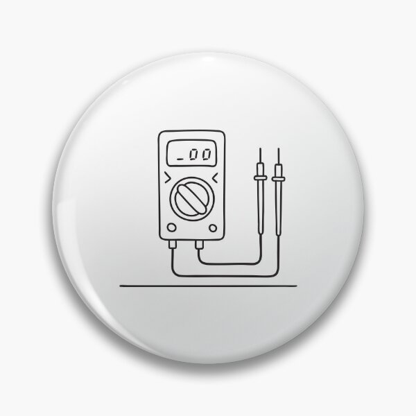 Item preview, A test meter connected to wires on a lab desk designed and sold by rasagamastore.