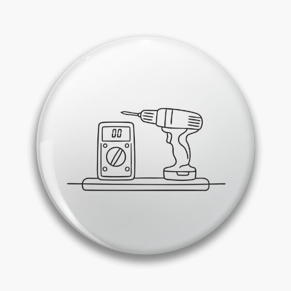 Item preview, A test meter sitting beside a power drill on a bench designed and sold by rasagamastore.