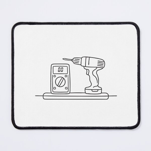Item preview, A test meter sitting beside a power drill on a bench designed and sold by rasagamastore.